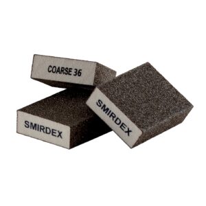 Smirdex 920 – Paczka 40 szt gąbek ściernych 4-stronna 4x4 100×70×25 mm