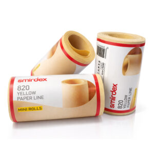 Smirdex 820 Yellow Paper Mini Rolls – papier ścierny w rolce 115 mm×5 m