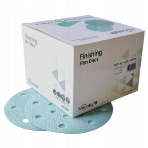 Sunmight Finishing Film Discs 15H 150mm – Paczka krążków ściernych foliowych na rzep